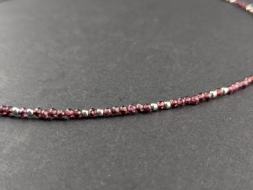 Preview: Granat Halskette (45 cm)